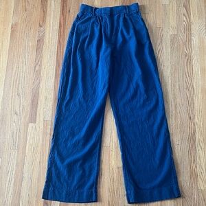 Abercrombie & Fitch Navy Blue Trousers S Long